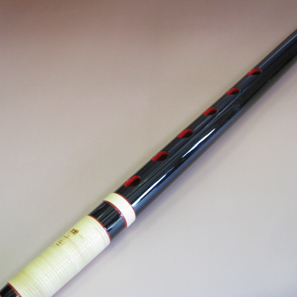 中島屋太鼓店 ＞ 篠笛 ＞ 獅子田 ＞ 黒塗両巻 ＞ 6穴 ＞ 篠笛【四本